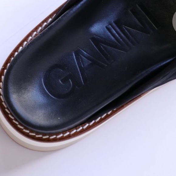 Ganni Knotted Platform - Black size 41/ US 11 - Picture 6 of 11